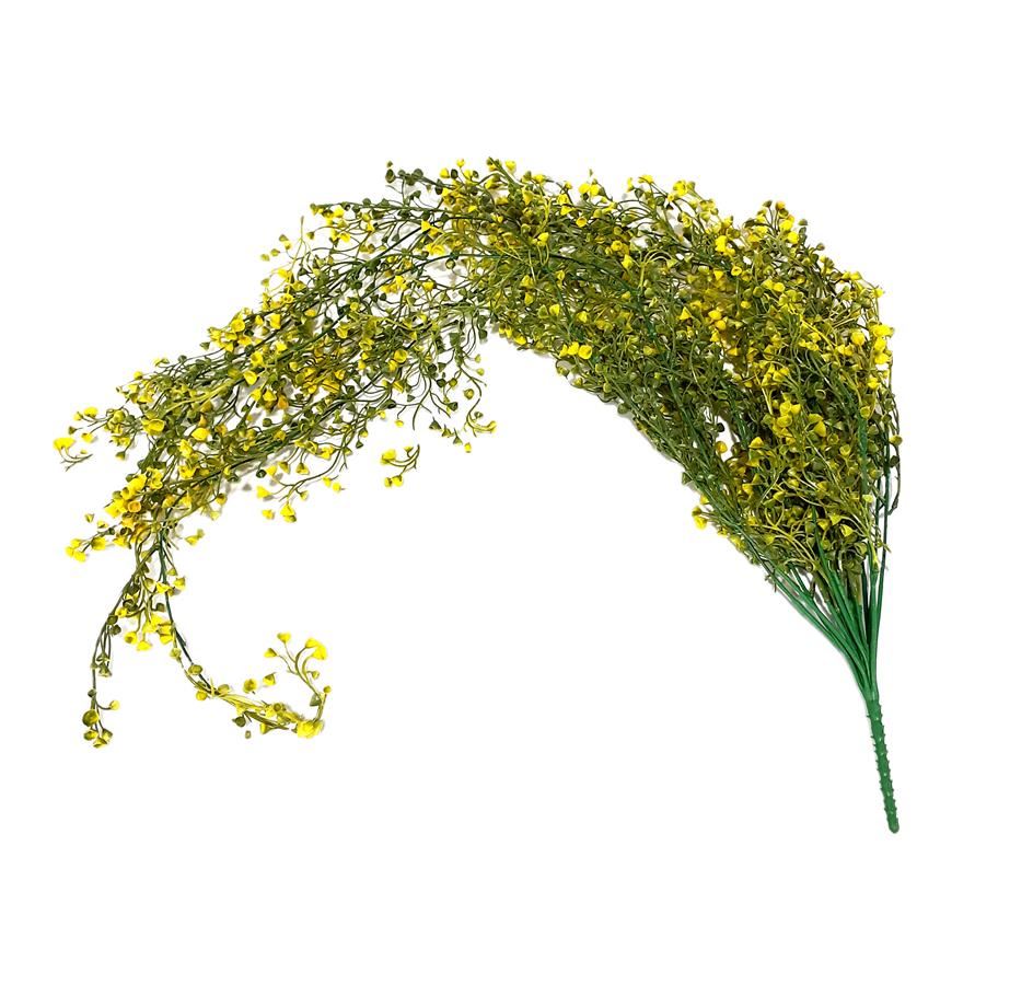 PLANTA COLGANTE 110CM. 3 COLORES: AMARILLO. LILA. PURPURA
